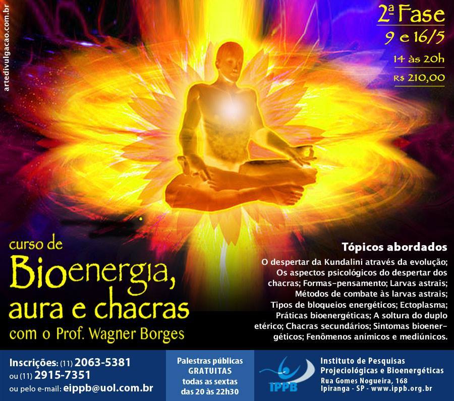 Curso de Bioenergia Aura e Chacras 2ª Fase - Maio 2015