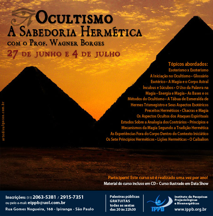 Curso Especial: "Ocultismo: A Sabedoria Hermética"