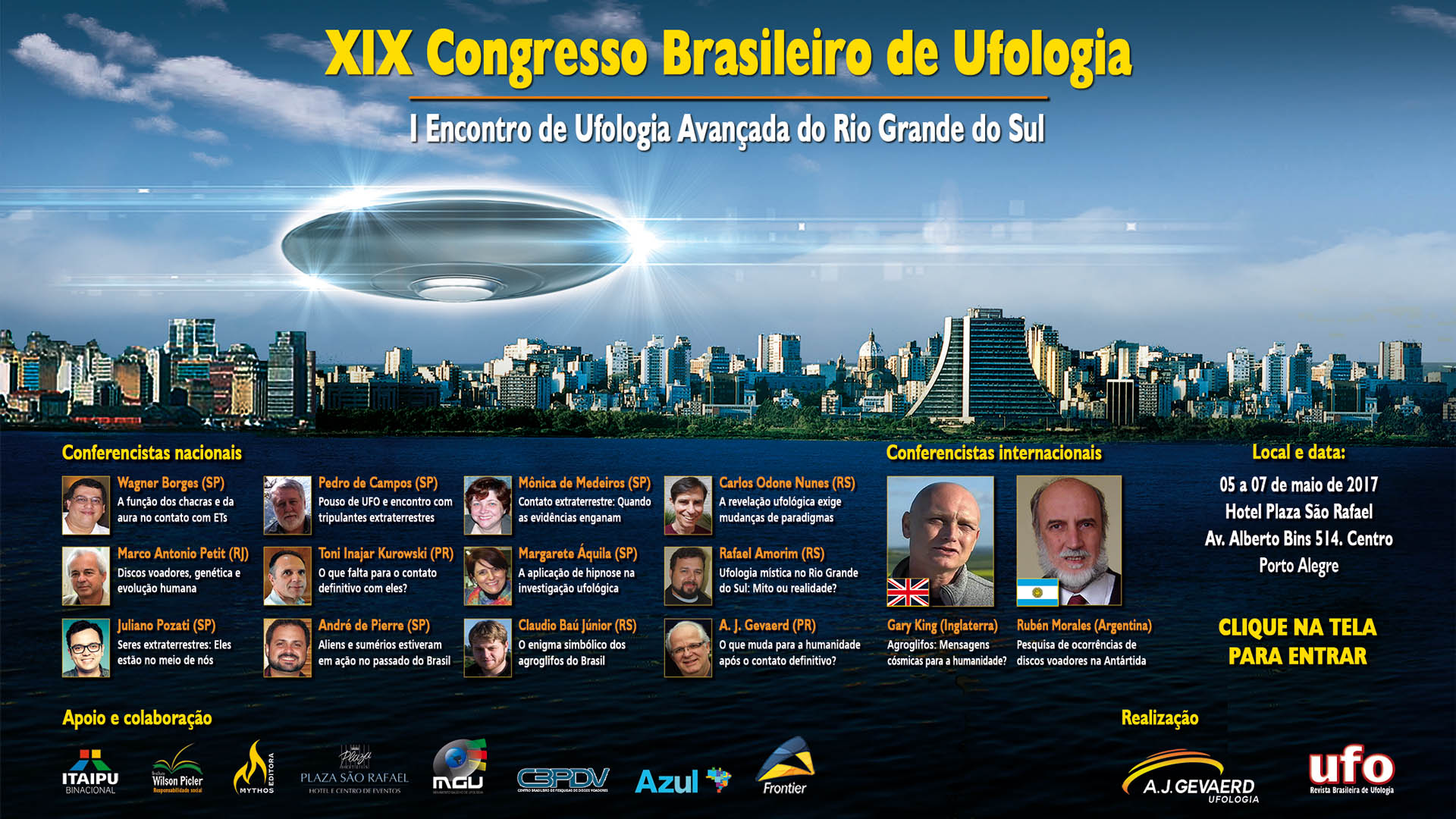 congresso de ufologia em porto alegre maio 2017