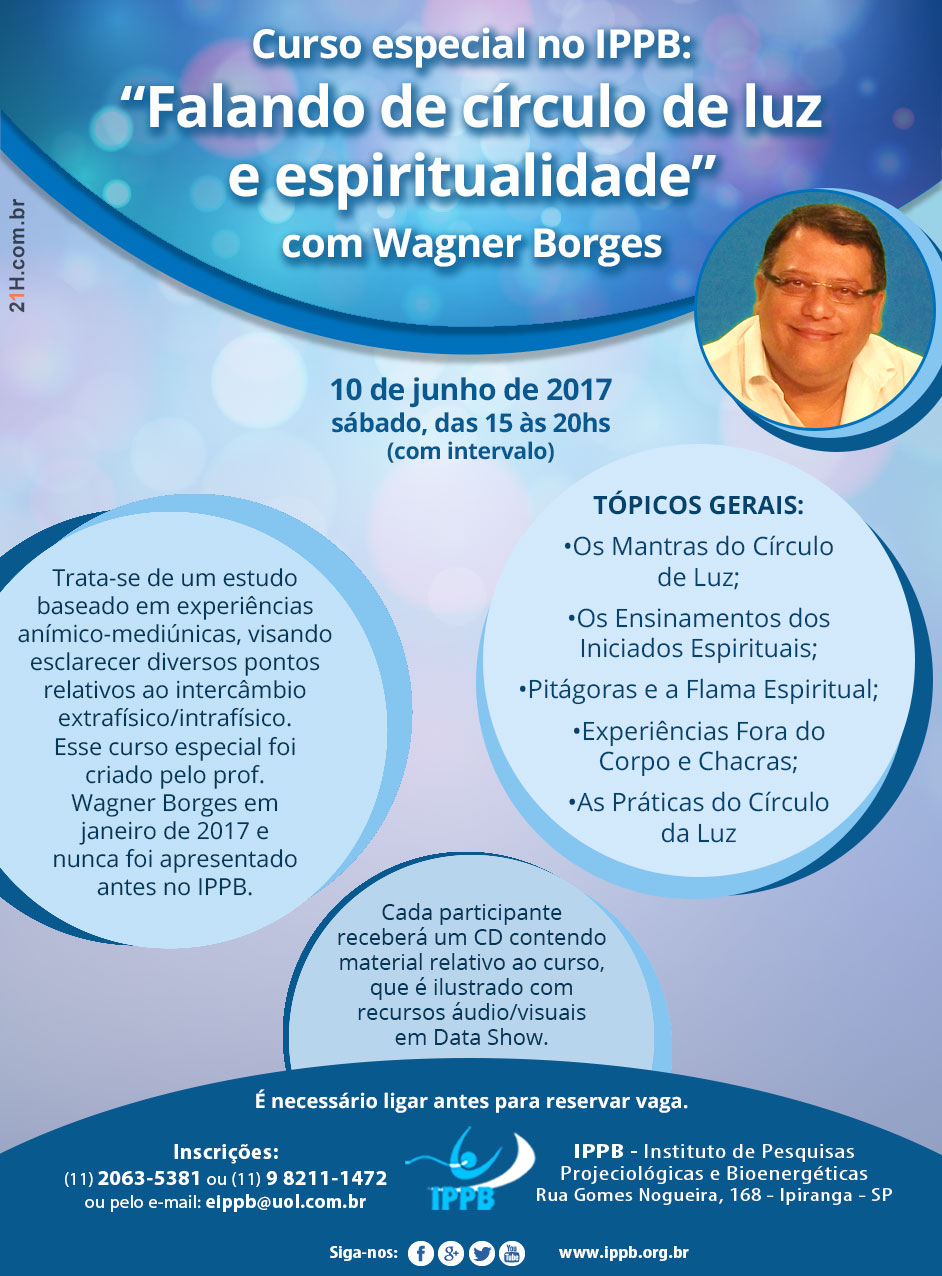 curso especial no ippb falando do circulo de luz e espiritualidade junho 2017