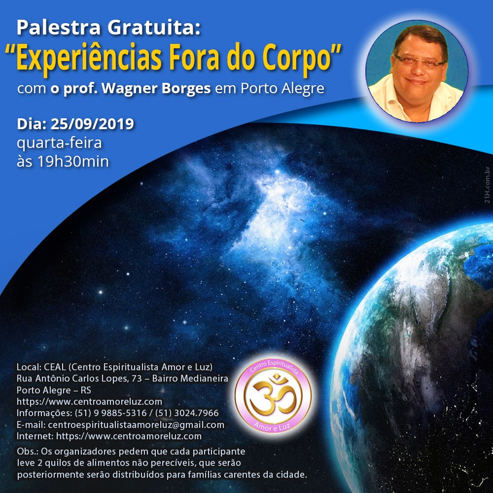 porto alegre experiencias fora do corpo setembro 2019