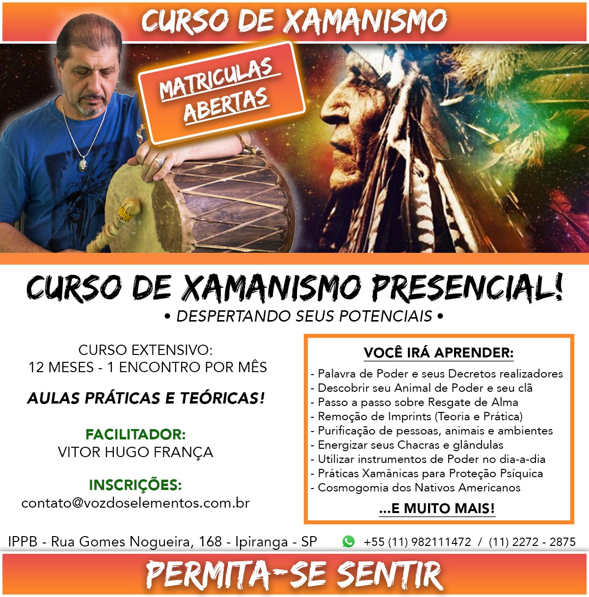 curso de xamanismo no ippb 2021