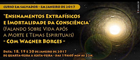Aviso de Curso e Palestra em Salvador - Janeiro de 2015 com Wagner Borges