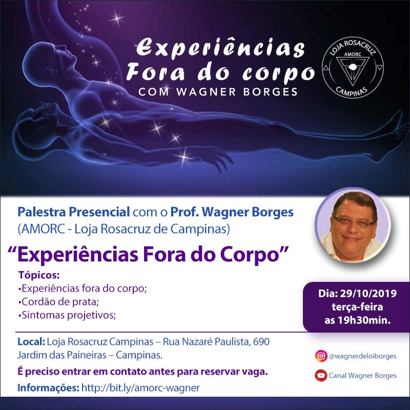 campinas tema experiencias fora do corpo outubro 2019