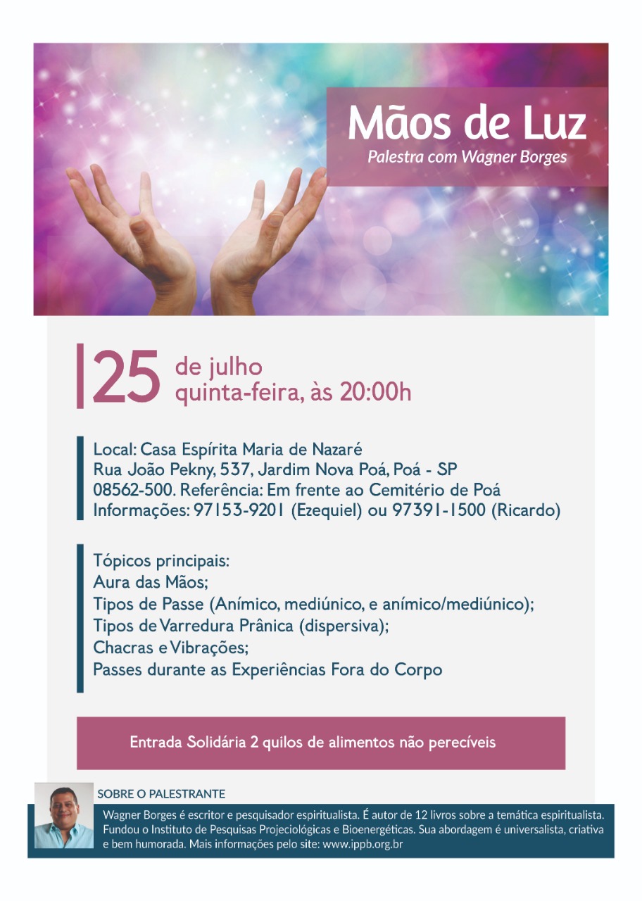 poa tema maos de luz julho 2019